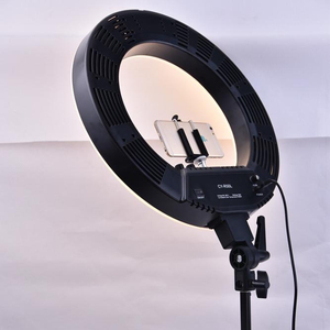 FOSOTO CY-R50L <span class=keywords><strong>18</strong></span> <span class=keywords><strong>pouces</strong></span> photographique anneau lumière avec trépied et support de téléphone pour le Maquillage TikTok Youtube Vidéo lumière - Product Image 1
