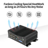 Mini PC industriel I3-6157U Dual Core 6 ports COM GPIO 6 ports USB 2 ports LAN Intel VGA Sans ventilateur Routeur logiciel 8 Go de mémoire vidéo Disque dur SSD Gaming
