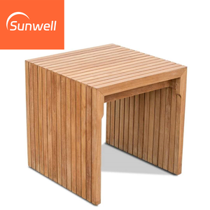 Conjuntos de Muebles de Balcón para Exteriores, Tumbonas de Madera de Teca Impermeables, Sillas de Descanso <span class=keywords><strong>con</strong></span> Cojines Impermeables de la Mejor Calidad - Product Image 6