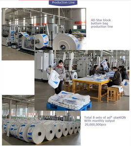 Polipropileno Ad Star Valve PP Sacos tejidos 25kg 40kg 50kg Bolsas de cemento <span class=keywords><strong>Mortero</strong></span> <span class=keywords><strong>seco</strong></span> Yeso Masilla Bolsas de embalaje - Product Image 4