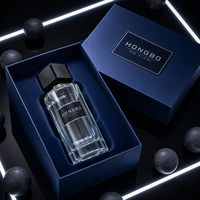 Flacon de parfum rond en verre transparent de 100 ml, emballage de parfum en cristal blanc, flacon avec vaporisateur, moule personnalisé