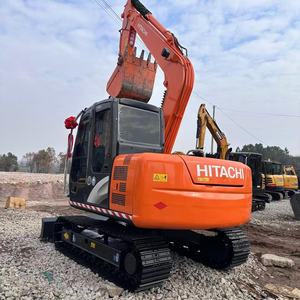 Hitachi ZX70 Secondhand Excavator Orange Rubber <b>Track</b> Hydraulic Diesel Engine Gearbox Motor PLC Hydraulic Pump 7 Ton - Product Image 6