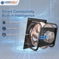Module d'agencement de ventilateurs centrifuges LONGWELL Smart BMS 0-10V EC à haute pression statique pour la gestion thermique des racks de serveurs