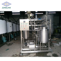 Stérilisateur pasteurisateur à grande vitesse à l'échelle de laboratoire avec pompe à composants centraux pour la purée de fruits liquide aux œufs et l'eau de coco