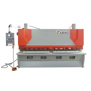 Listrik Hidrolik Baja Cutter CNC Hydraulic Guillotine Logam Besi Stainless Lembar Piring Pedal Kaki Geser Mesin