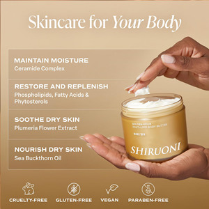 OEM ODM Vegan Golden Hour burro per il corpo con fragranza naturale all'ingrosso Logo burro per il corpo sbiancamento e crema per l'illuminazione - Product Image 5