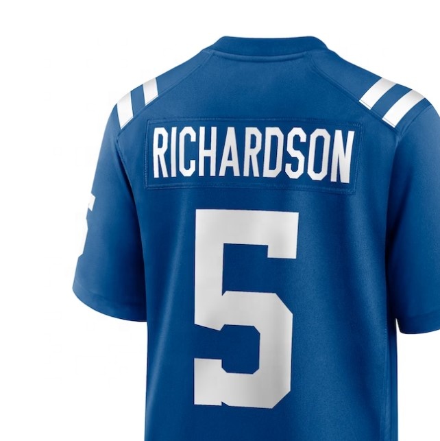 Индианаполис Энтони Ричардсон Роял 2023 проект лучшего качества сшитый Американский футбол Джерси