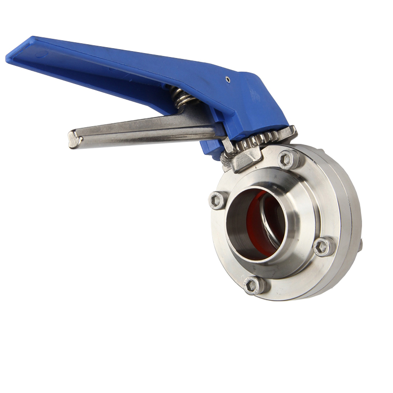 Ручной клапан-бабочка из нержавеющей стали 1,5 316L с зажимом, 1 дюйм, 304 дюйма, 2 дюйма, 3 дюйма, 4 дюйма, санитарный