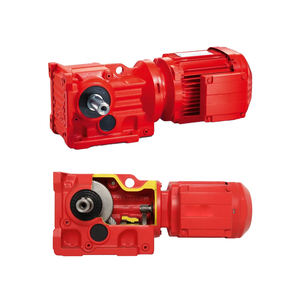 Riduttore ad Albero Cavo con Flangia KAF77 con Motore <span class=keywords><strong>DRN</strong></span> da 7,5kW, Riduttore ad Angolo Retto per Miscelatore Industriale - Product Image 1