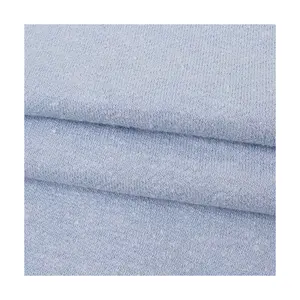 KJ21B944 GOTS OCS Certificate Hemp Organic Cotton Blended Spandex Jacquard Jersey Dyed Fabric For t shirt leggings