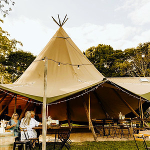 Carpa de Boda y Fiesta Personalizada de 8M/10M, Tipo Tipi Piramidal Indio, de Acero y Oxford 1680D, para Eventos al Aire Libre, Hoteles y Parques - Product Image 6