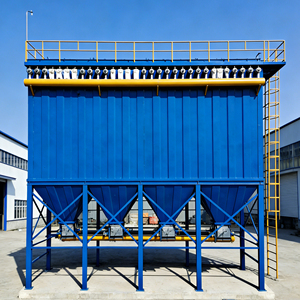 Système de dépoussiérage à jet pulsé avec fonction de nettoyage <span class=keywords><strong>automatique</strong></span>, dépoussiéreur à sacs en acier au carbone - Product Image 1