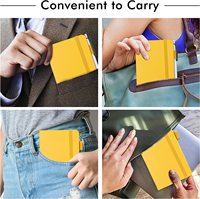 Carnet de notes personnalisé A6 de poche, mini, mignon, imperméable, en gros, couverture rigide, lignes collégiales, bloc-notes avec porte-stylo