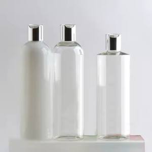 Wholesale Empty 150ml 200ml Round Skincare Toner Bottle Lotion <b>Plastic</b> Pet Shampoo Bottles Cosmetics Bottle with Top Cap - Product Image 2