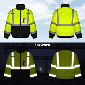 Veste de sécurité réfléchissante haute visibilité avec doublure en maille respirante pour le travail en été - Product Image 2