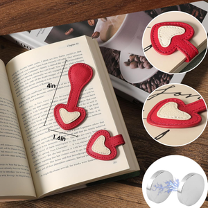 Nuovo Design in pelle PU segnalibro gatto a forma di amore pagina magnetica clip <span class=keywords><strong>libro</strong></span> di moda regalo per gli studenti insegnanti lettori - Product Image 5