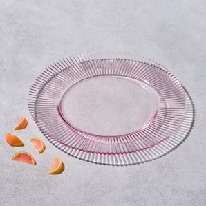 Assiette de service en verre transparent pour dîner et dessert, idéale pour les mariages et les réceptions - Product Image 6