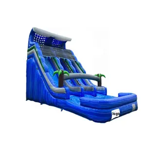 Modern simple water slide swimming pool commercial inflatable water slide children's bounce house
