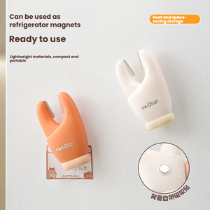 Outil de cuisine magnétique double usage avec poignée, ouvre-griffe de crabe, éplucheur d'<span class=keywords><strong>ail</strong></span>, grattoir à gingembre pour la cuisine à domicile - Product Image 3