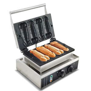 Gaufrier électrique automatique <span class=keywords><strong>en</strong></span> <span class=keywords><strong>forme</strong></span> <span class=keywords><strong>de</strong></span> pénis, professionnel, autres machines à snacks, machine à gaufres - Product Image 3