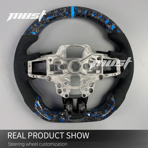 Accesorios Interiores de Fibra de Carbono Forjada Azul Personalizados para <span class=keywords><strong>Ford</strong></span> <span class=keywords><strong>Mustang</strong></span> S550 2015-2023, Volante <span class=keywords><strong>GT</strong></span> <span class=keywords><strong>350</strong></span> 500 <span class=keywords><strong>Shelby</strong></span> - Product Image 5