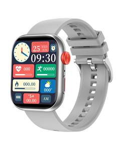 Nhà Máy Bán buôn <span class=keywords><strong>W2</strong></span> Đồng hồ thông minh 2.01 inch lớn màn hình vuông IP67 Silicone huyết áp đồng hồ báo thức ngủ la bàn lịch - Product Image 5