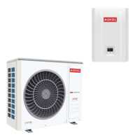 AOKOL Inverter suhu rendah belah R32 sumber udara Mini pabrikan Tiongkok 8-10kw A +++ sistem pompa pemanas udara ke Air panas musim dingin