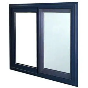 New Stock Arrival Big Aluminum Slide Windows Vertical Folding Sliding Glass And Out Door Big Aluminum Slide Windows