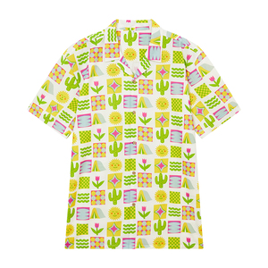 Camicia Casual da <span class=keywords><strong>Uomo</strong></span> con Stampa Etnica, <span class=keywords><strong>Abbigliamento</strong></span> Maschile, Top alla Moda, Camicia Hawaiana a Maniche Corte - Product Image 5