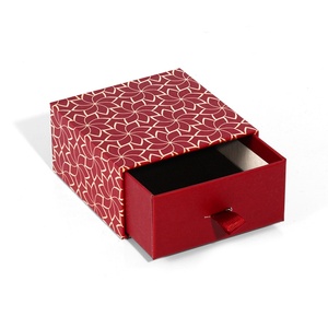 Wholesale Fashionable Cardboard Paper Jewelry <b>Boxes</b> Custom Logo Patterned Drawer for Ring <b>Earring</b> Necklace Sponge <b>Gift</b> Packing - Product Image 5