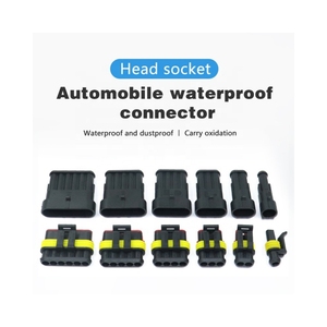 ชุด1.8ขั้วต่อสายไฟกันน้ำแอมป์ปลั๊กรถยนต์ชายหญิง1 2 3 4 5 6ขาขั้วปลายสายไฟรถยนต์ขั้วต่อไฟฟ้ายานยนต์อัตโนมัติ - Product Image 2