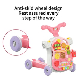 4 dans 1 Bébé Marcheur Musique Caminadores Par <span class=keywords><strong>Bebe</strong></span> Musical Bébé Activité D'apprentissage Marcheurs avec Table de Jeu - Product Image 5