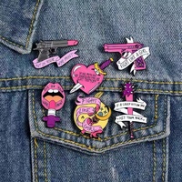 Pas de quantité minimum de commande prix bas personnalité en gros doux et dur émail badge concevoir votre propre logo broche support personnalisé