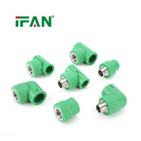 IFAN OEM Raccord en T réducteur PPR en acier inoxydable 20-110mm SS201, raccord fileté pour système d'eau