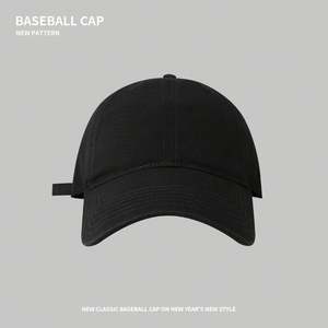 Casquette de baseball vierge 100 % coton de haute qualité, personnalisable, bicolore, à visière plate, classique, basique, couleur unie, avec logo, à pois ou à carreaux - Product Image 3