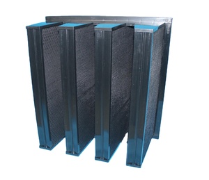 New Condition Ebraco H13 99.95% V Bank <span class=keywords><strong>Hepa</strong></span> <span class=keywords><strong>Filter</strong></span> 4V 610X610X292mm (24x24x12inch) para HVAC, AHU, Cleanroom-Personalizado - Product Image 5