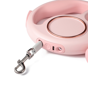 Vendedor superior de fábrica, logotipo personalizado, luz <span class=keywords><strong>Led</strong></span>, correa para perros, accesorios de nailon para mascotas, correa retráctil <span class=keywords><strong>Led</strong></span> automática para perros, venta al por mayor - Product Image 5