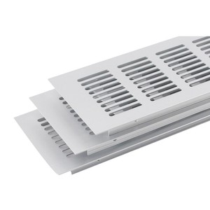 Ventes directes d'usine en alliage d'aluminium maille respirante fenêtre de refroidissement rectangulaire armoire carrée <span class=keywords><strong>Grille</strong></span> de registre de ventilation - Product Image 1