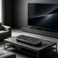 Télécommande intelligente en alliage d'aluminium RCT4013 avec code fixe, 13 boutons BLE et IR pour remplacement de télécommande TV