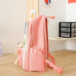 Bolsa estacionaria para niñas de alta calidad 2024, conjunto de <span class=keywords><strong>4</strong></span> piezas, mochila escolar con logotipo personalizado, mochila para estudiantes universitarios - Product Image 3