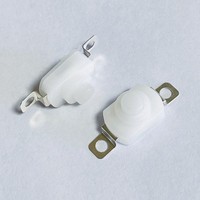 Mini interrupteurs à bouton-poussoir à 2 broches, interrupteur à bouton-poussoir à 2 positions, interrupteur de lampe de poche