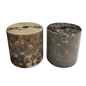 Custom High Quality Durable <strong>Reusable</strong> Width 10cm Tactics Camouflage Color 100%Nylon <strong>Hook</strong> and <strong>Loop</strong> Roll - Product Image 2