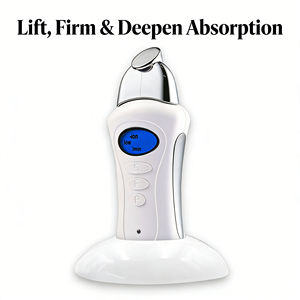 Appareil facial à microcourant, têtes magnétiques, 3 niveaux d'intensité, machine de soin de la peau ionique, outil de beauté certifié CE FCC - Product Image 6