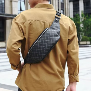 价格实惠 男士印花包袋 真皮男士防水斜挎包 男士胸包 设计师品牌 - Product Image 5