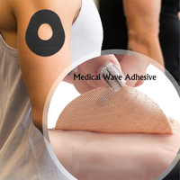 Patch adhésif acrylique personnalisé simple face, étanche et sensible à la pression, pour lecteur de glycémie, idéal pour le sport