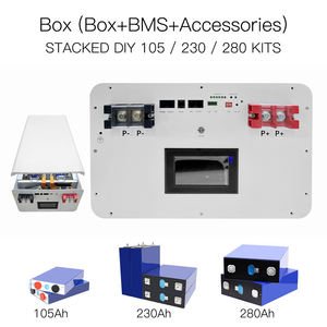 15Kwh Lifepo4 чехол для аккумулятора DIY 16S 48V комплект коробки 280Ah 314Ah Lifepo4 с Smart 200A JK BMS - Product Image 5