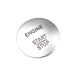 Bouton de démarrage/arrêt du moteur Mercedes-Benz W164 2215450714, interrupteur d'entrée sans clé en aluminium - Product Image 2