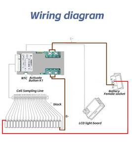 Tùy chỉnh 18650 pin BMS 20S 50A phần cứng với BT <span class=keywords><strong>PCB</strong></span> & pcba cho e-bike xe máy xe máy 18650 pin cân bằng - Product Image 6