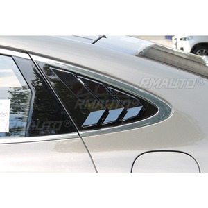 For Hyundai Sonata 2020+ Car Rear Triangle <b>Window</b> Shark Cheek Trim Body Kit Rear Side Vent <b>Window</b> Trim <b>Cover</b> Modification Part - Product Image 4