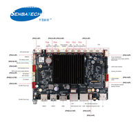Placa de Computación de Borde RK3588, LPDDR4, EMMC, WiFi6, Bluetooth, Android 13, HD, EDP, LVDS, MIPI para Pantalla Integrada